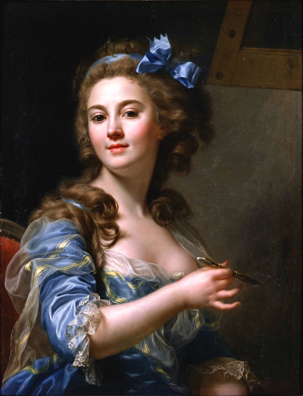 Zelfportret door Marie-Gabrielle Capet door Marie Gabrielle Capet