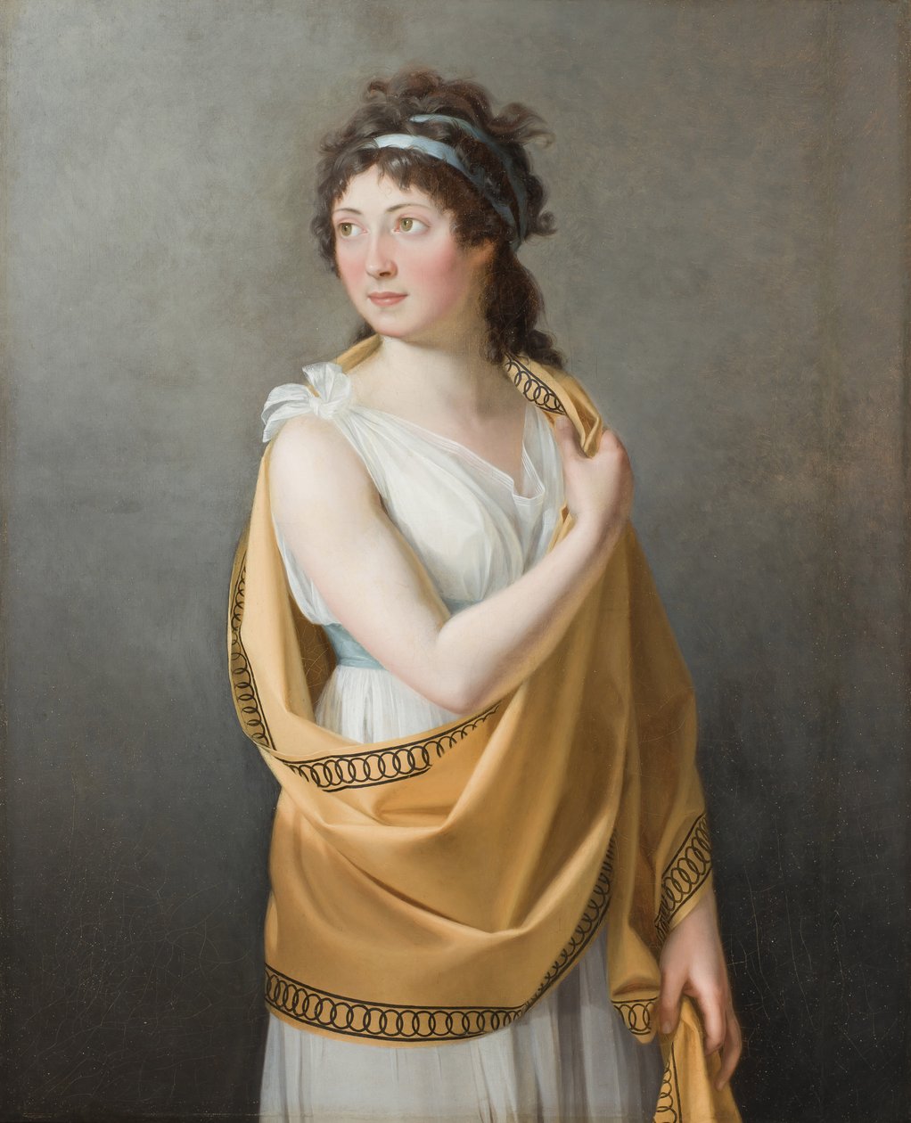Portret van een dame, ca. 1799 door Marie Guilhelmine Benoist