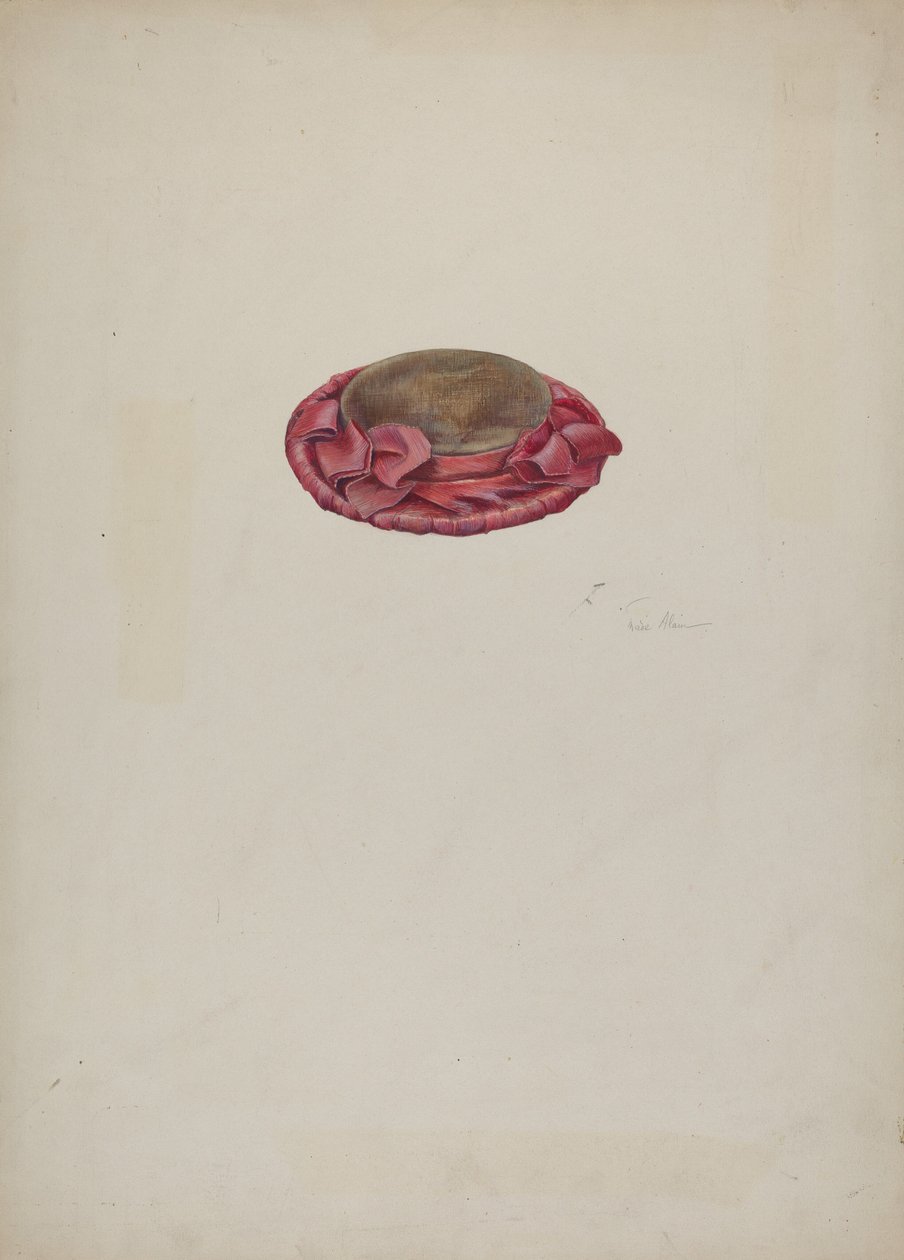Poppenhoed, ca. 1939 door Marie Alain