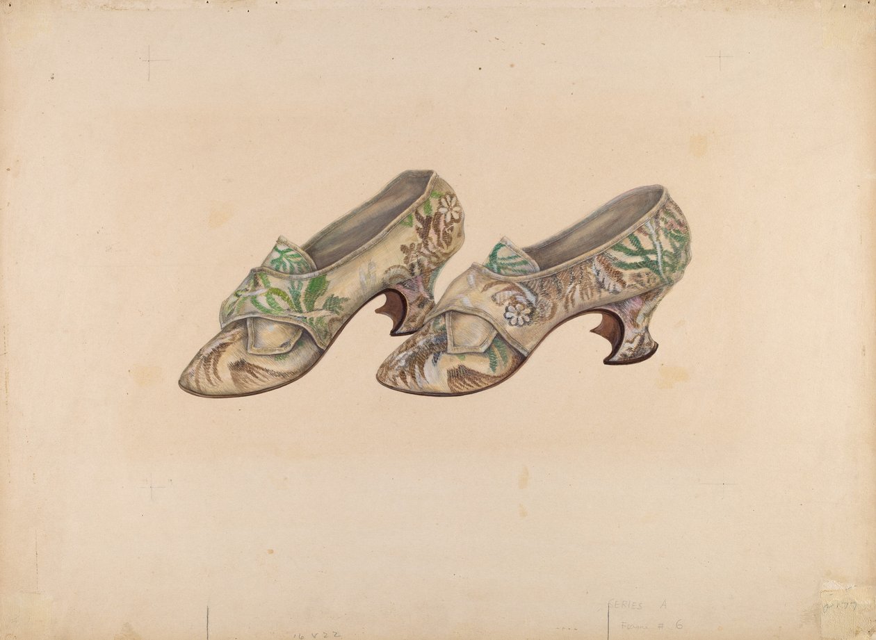 Damesschoenen, ca. 1939 door Marie Alain