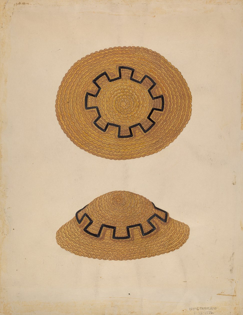 Kinderhoed, 1936 door Marie Famularo