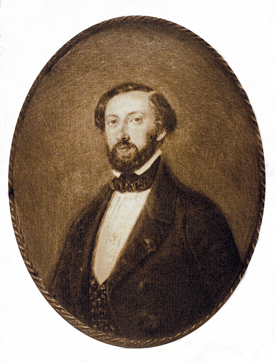 Alfred de Musset (gravure) door Marie Moulin