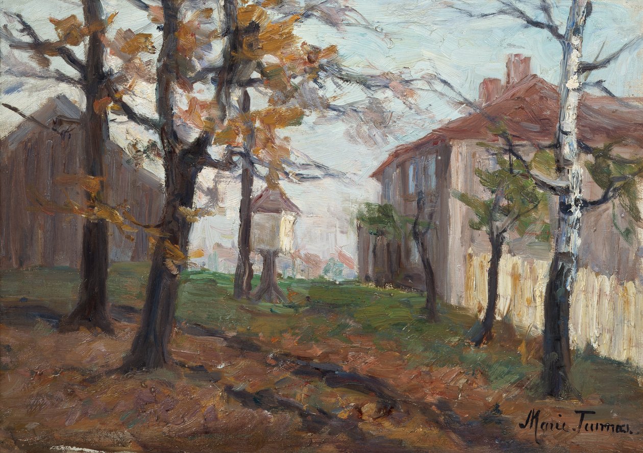 Vøien boerderij, Sagene (schilderij) door Marie Tannæs
