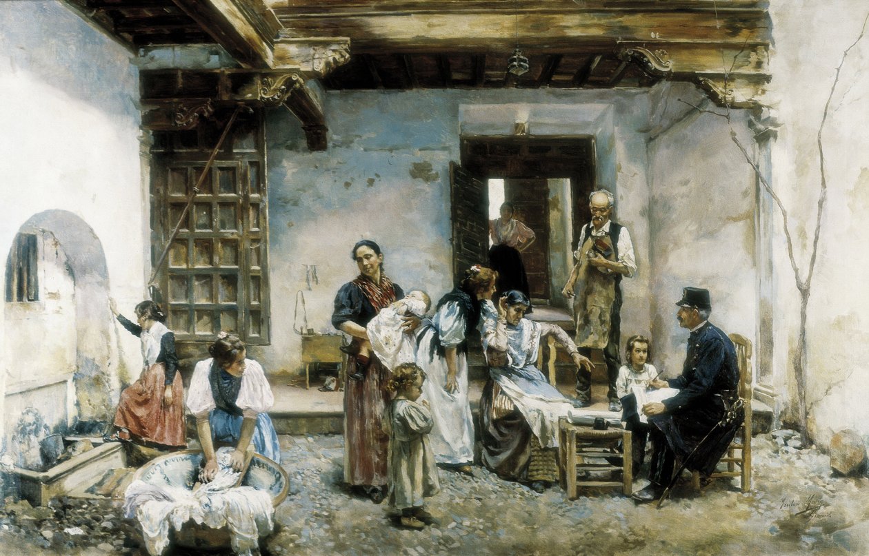 De volkstelling door Marin Isidoro Gares
