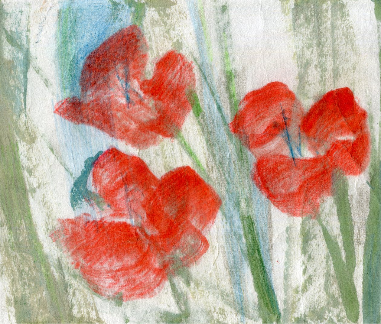 Rode Bloemen door Marina Falco