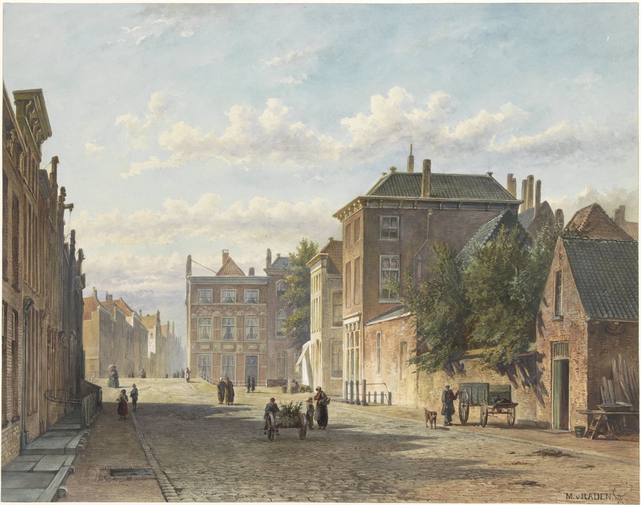 De Gedempte Burgwal te 