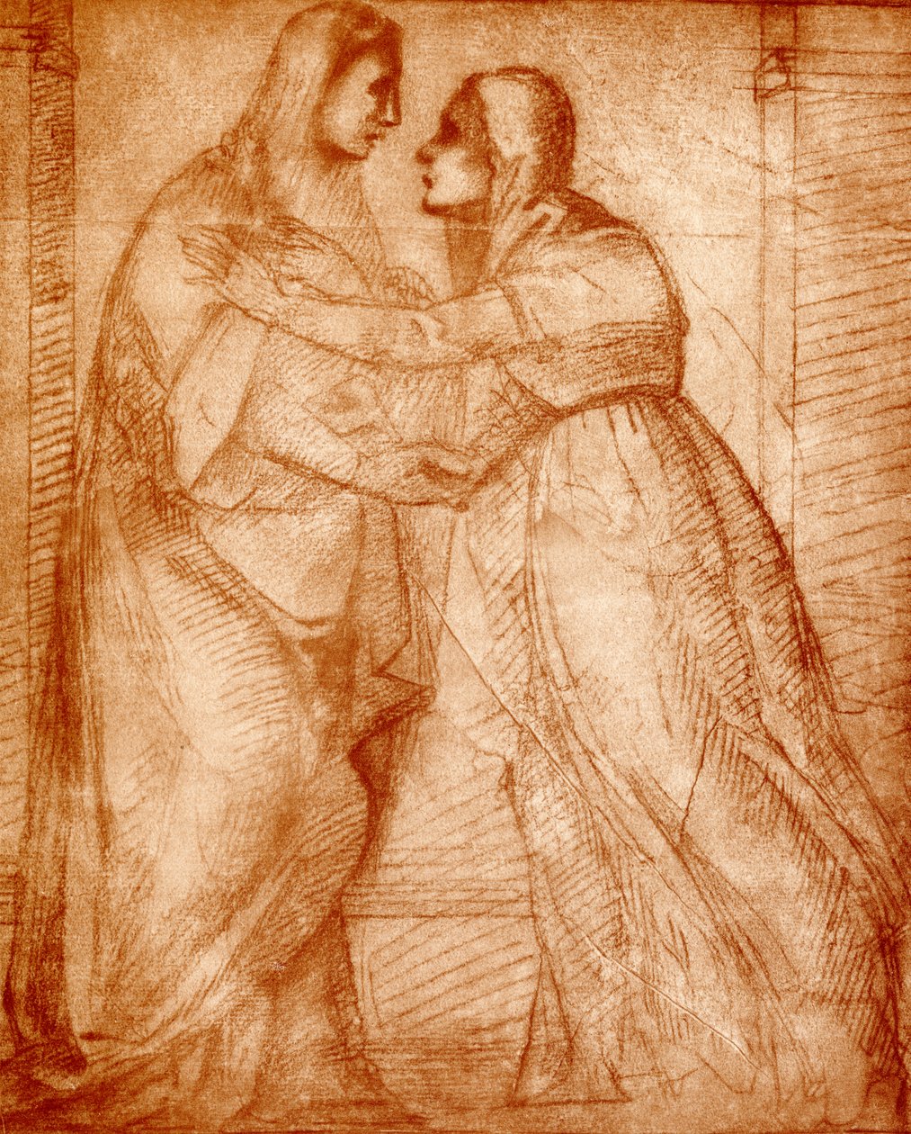 Bezoek van Maria door Mariotto Albertinelli