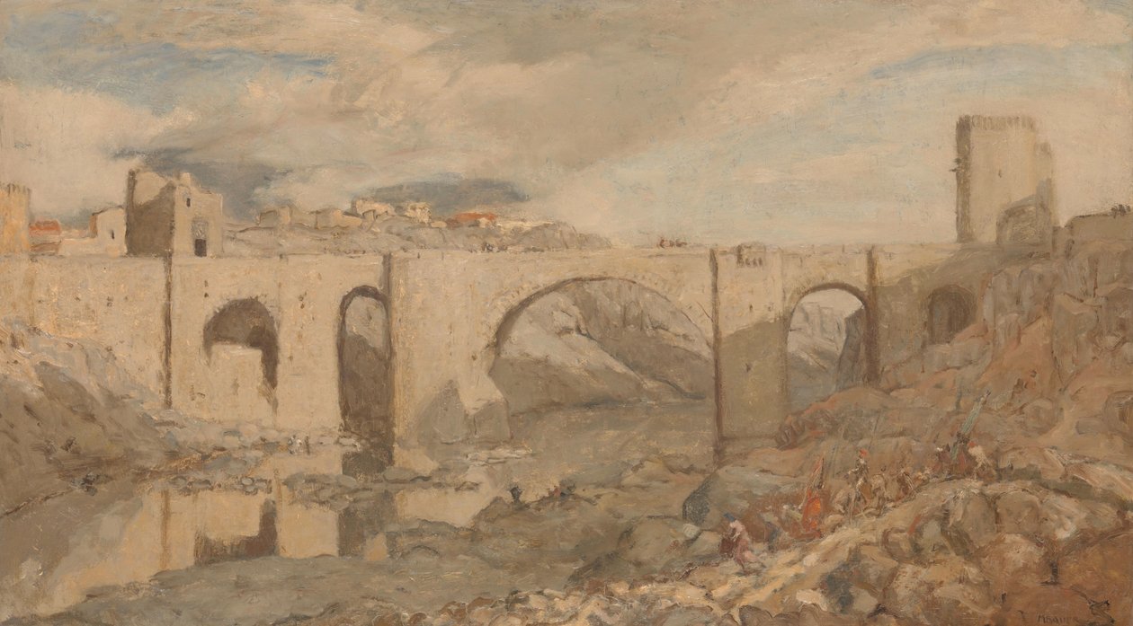 Brug bij Toledo door Marius Bauer