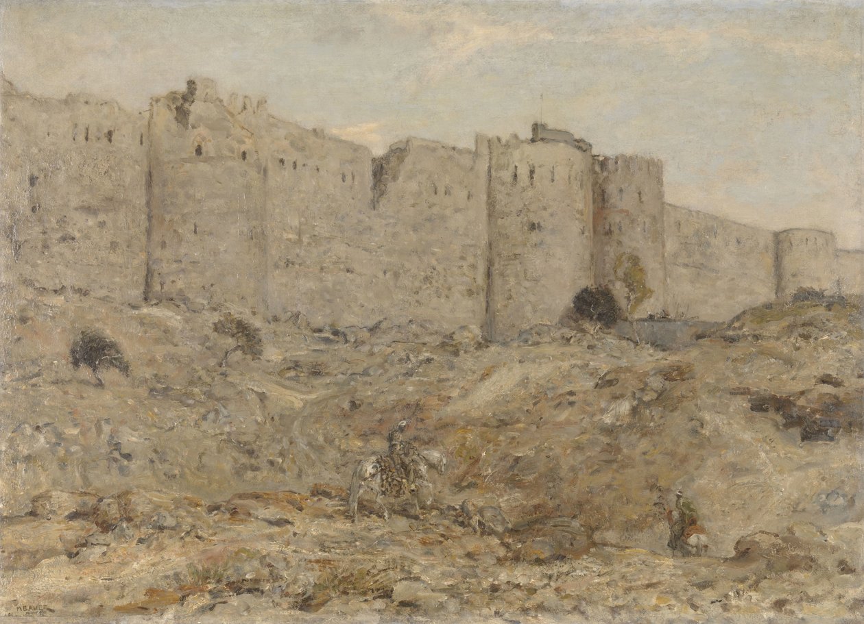 Stadsmuur in India door Marius Bauer