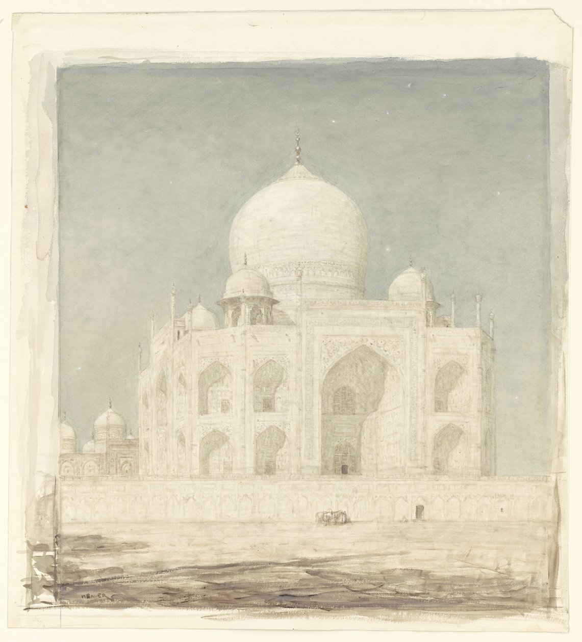 De Taj Mahal door Marius Bauer