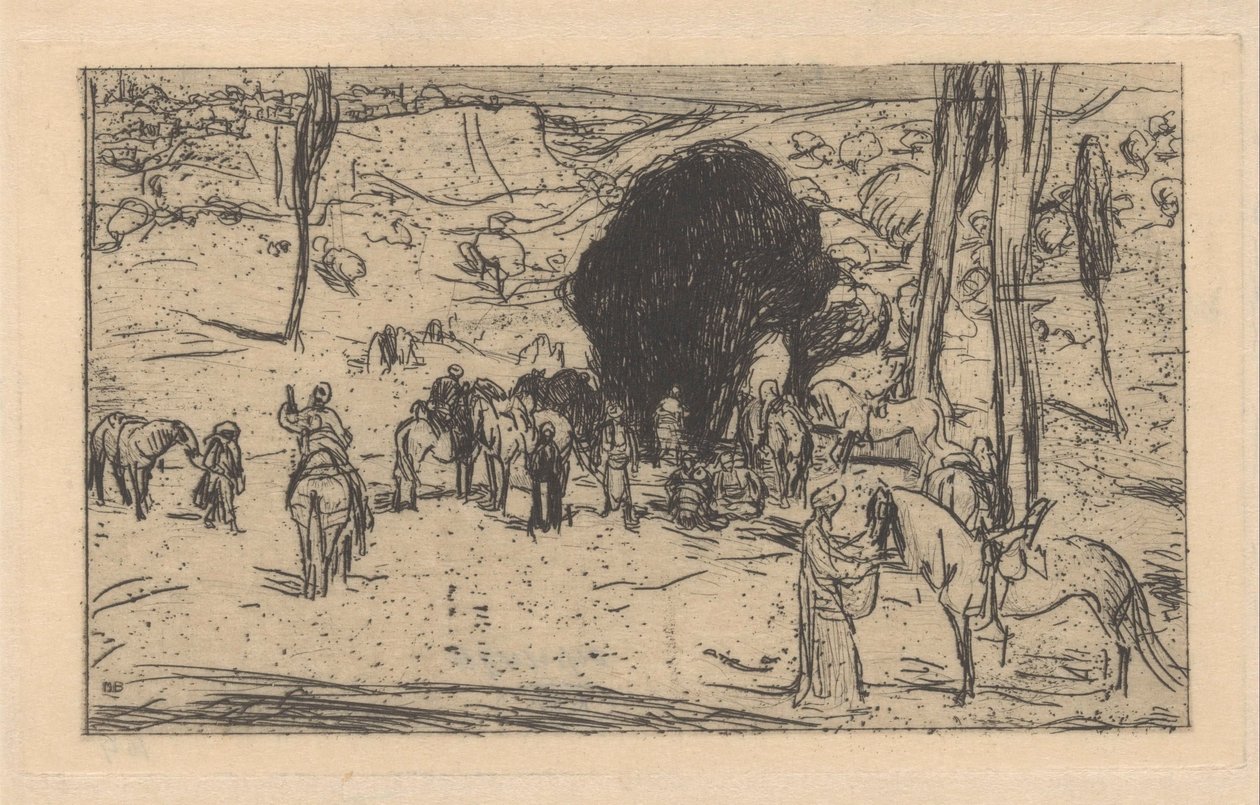 Ruiterij door Marius Bauer