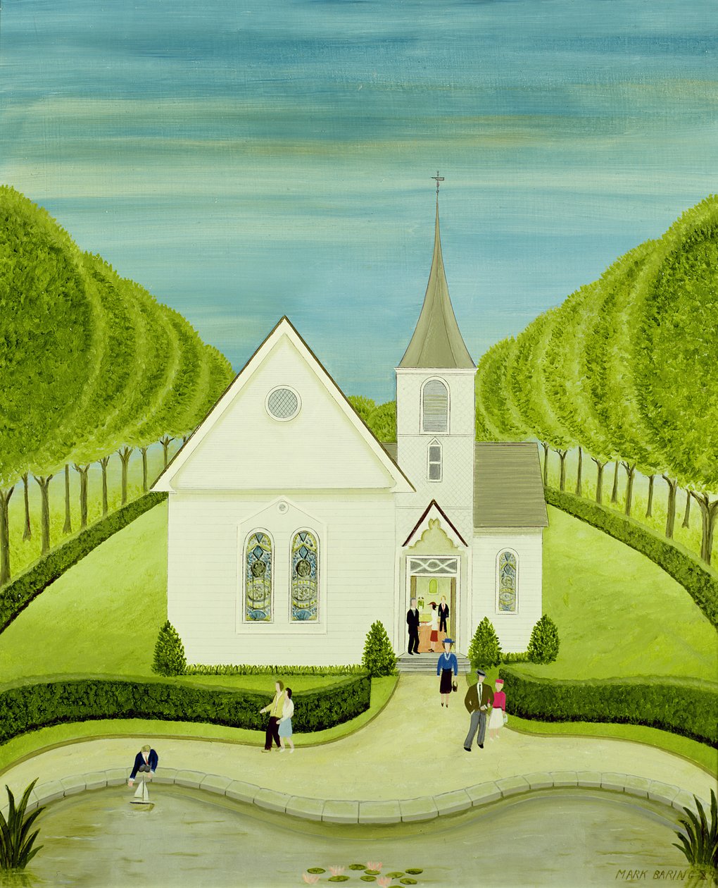De Amerikaanse Kerk door Mark Baring