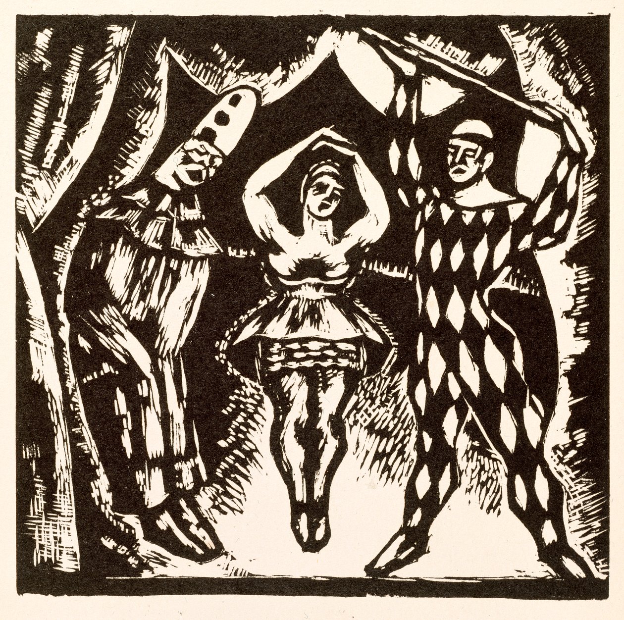Harlequinade door Mark Gertler