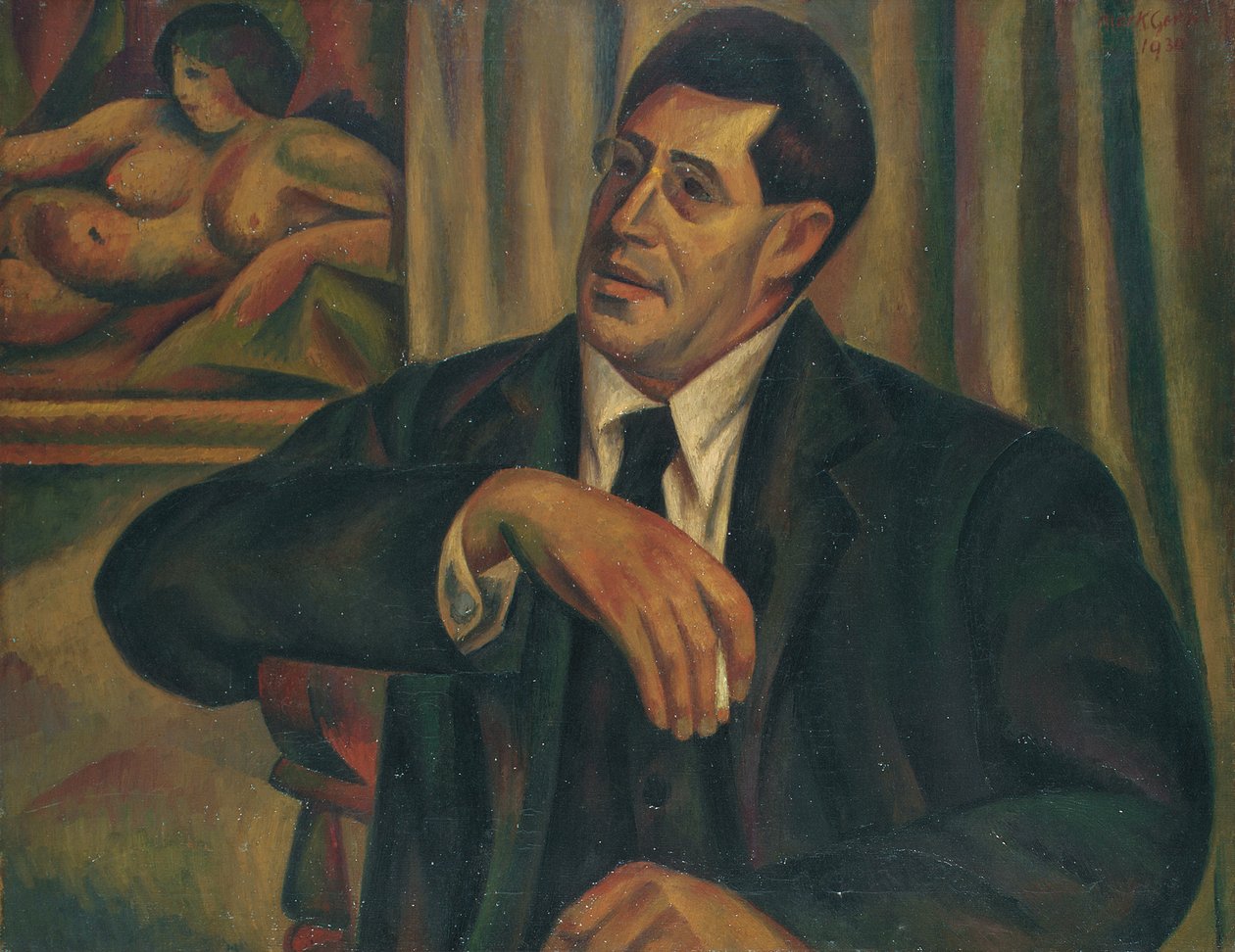 Portret van Kotelianski door Mark Gertler