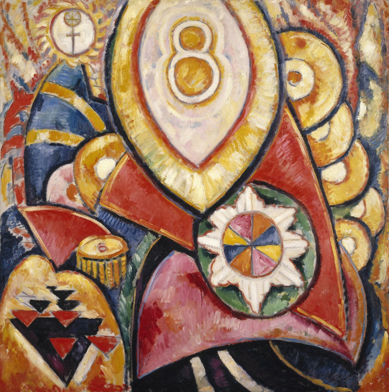 Schilderij nr. 48 door Marsden Hartley