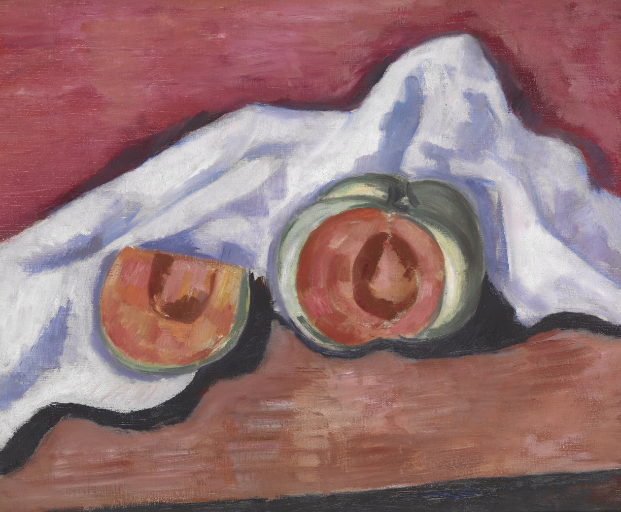 Meloenen, ca. 1927 door Marsden Hartley