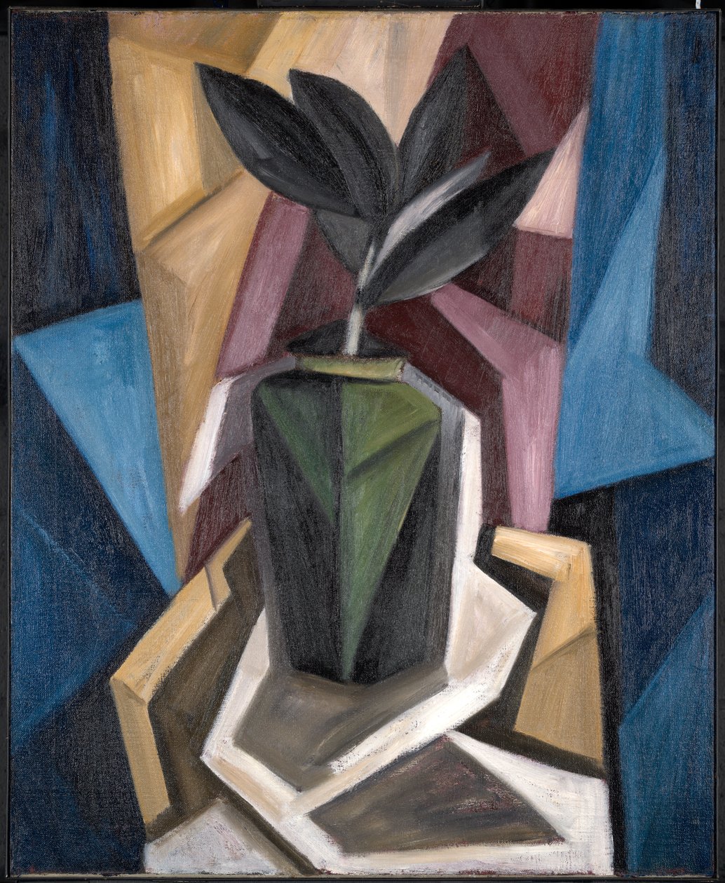 Rubberplant door Marsden Hartley