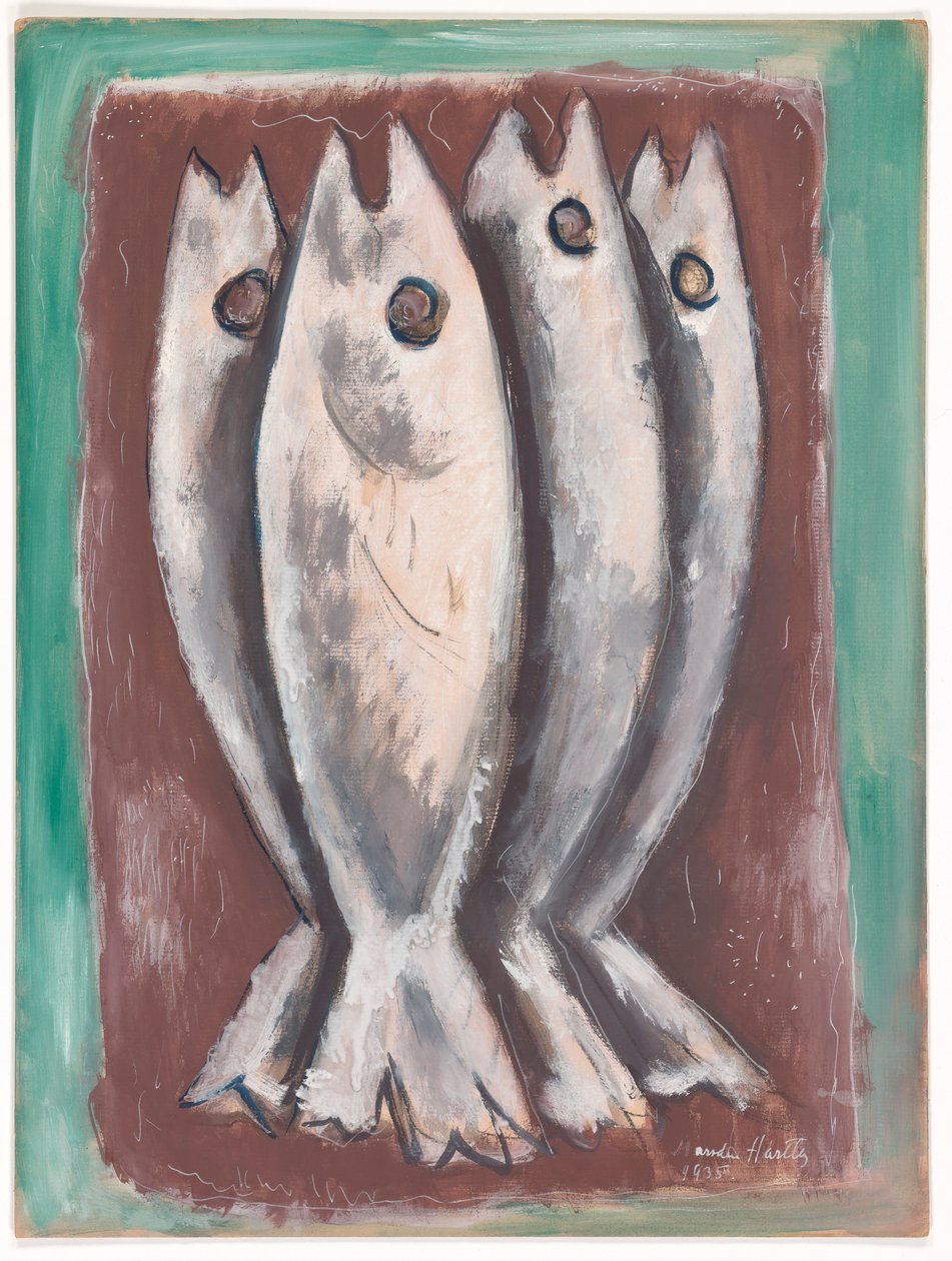 Zeegeesten door Marsden Hartley