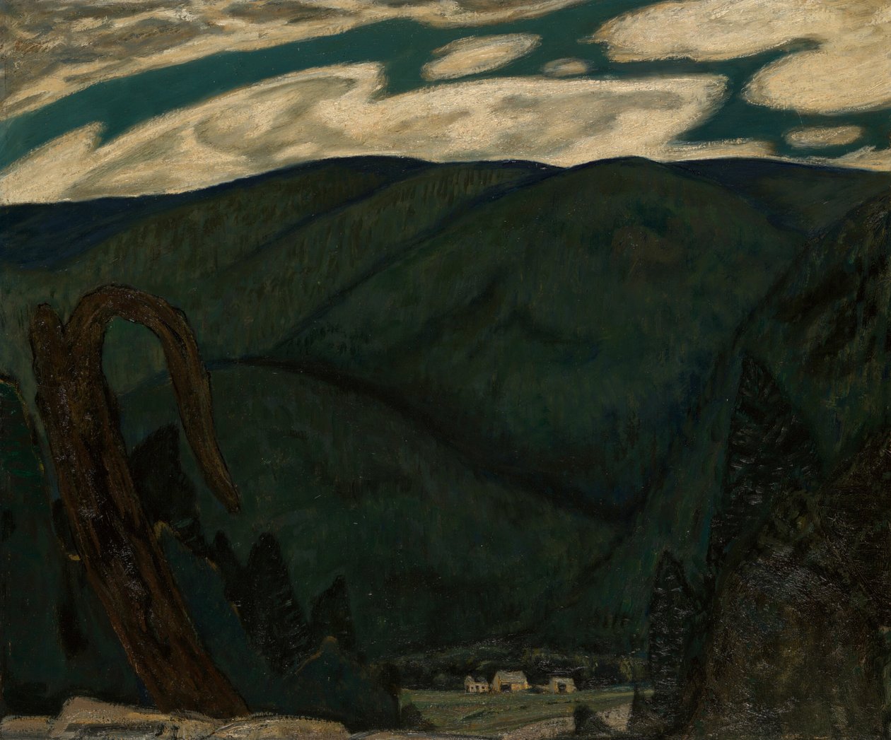 De donkere berg door Marsden Hartley