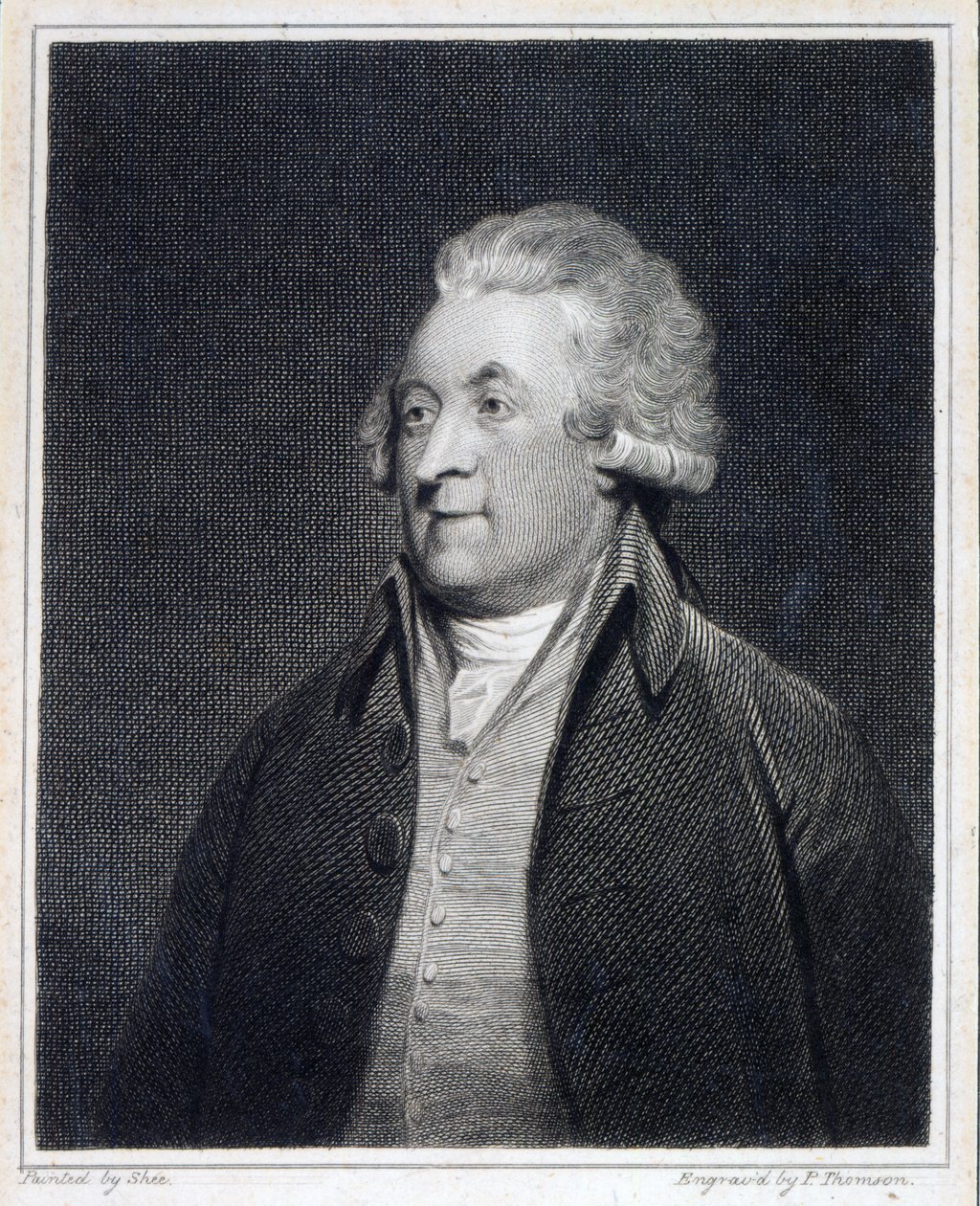 Edward Jerningham (1737-1812), 1794 door Martin Archer Shee