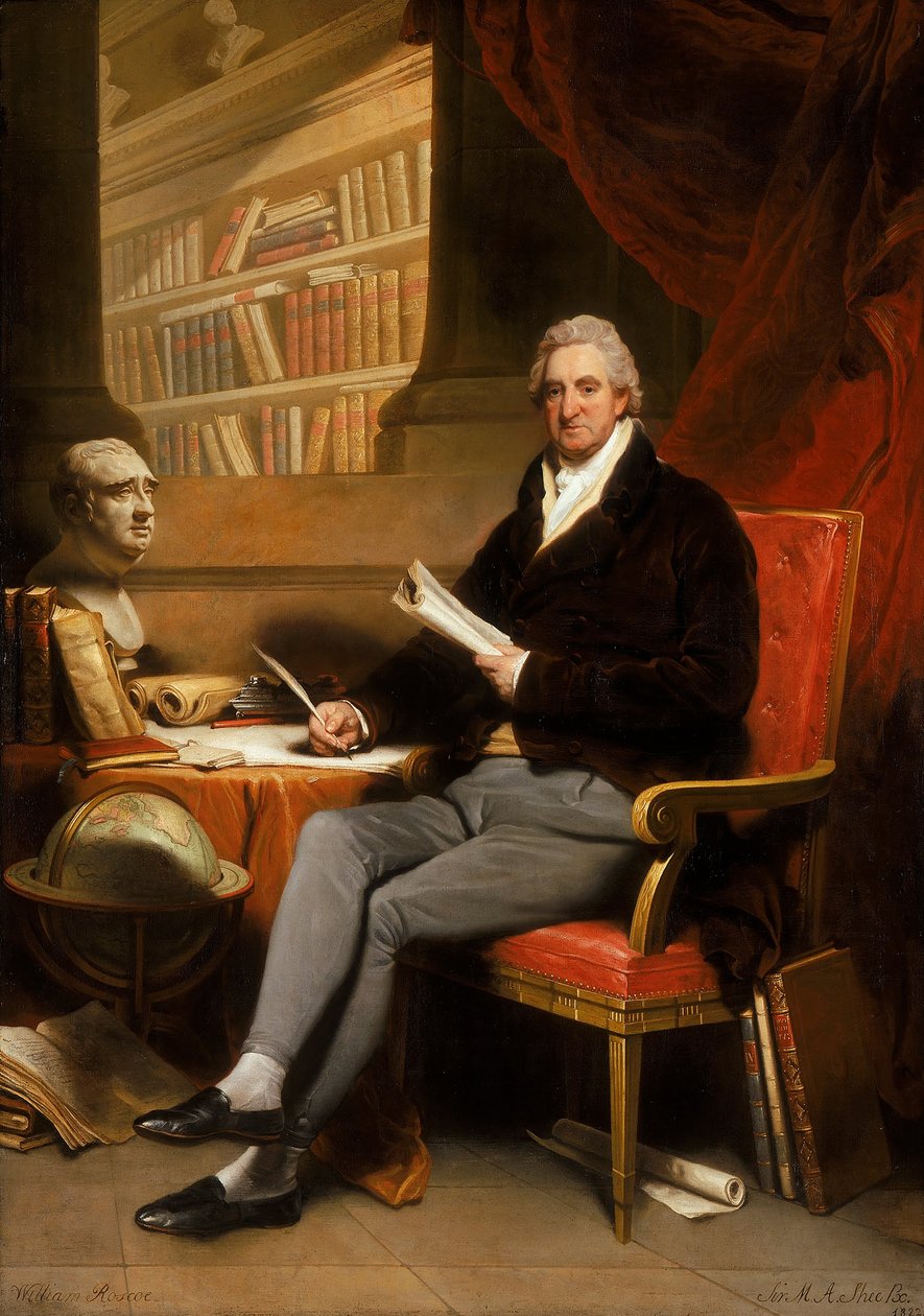 William Roscoe door Martin Archer Shee