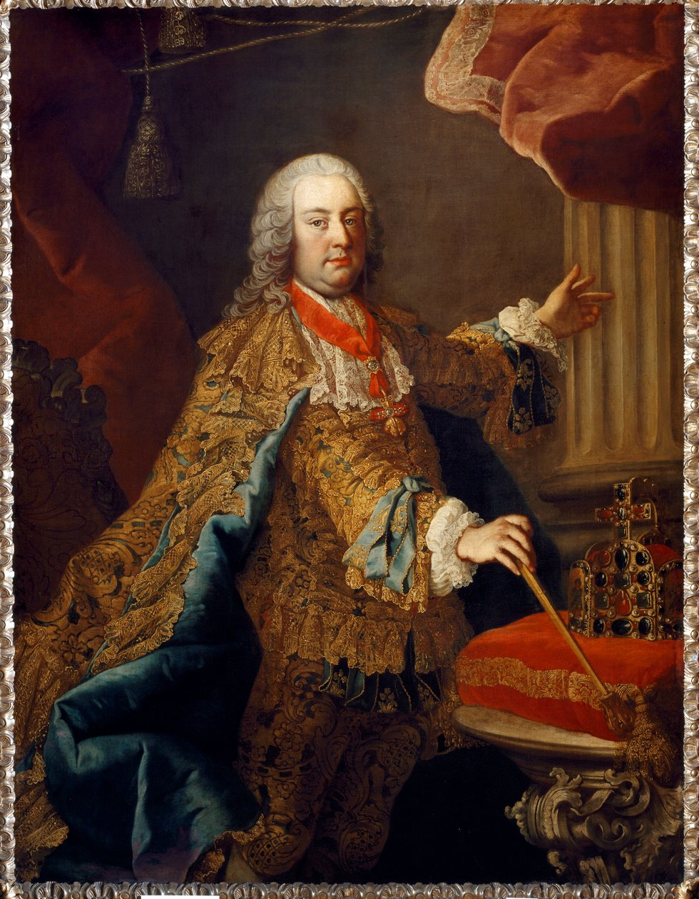 Francis I, Heilige Roomse Keizer, 1740 door Martin II Mytens or Meytens