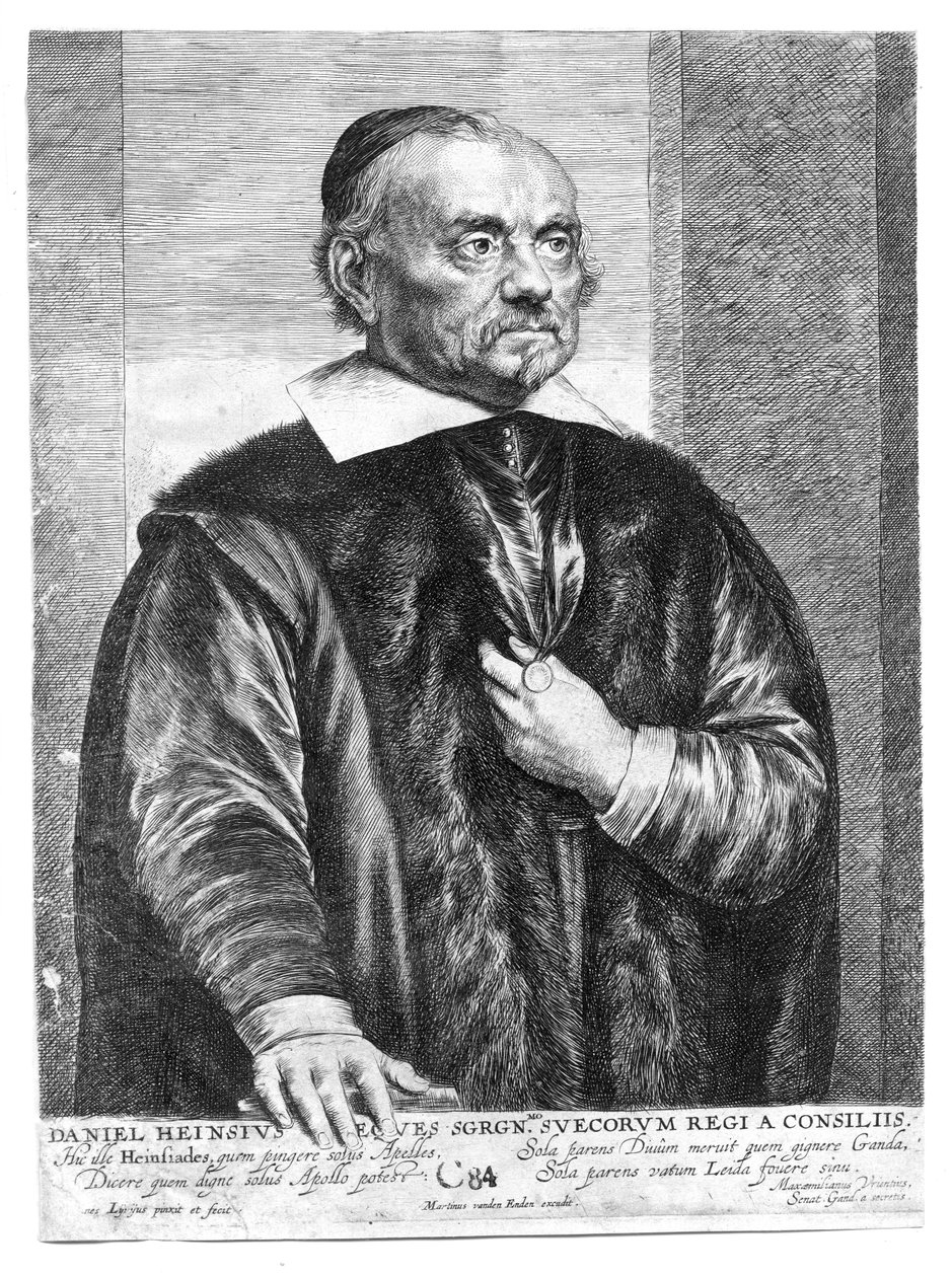 gegraveerd portret door Martin van den Enden