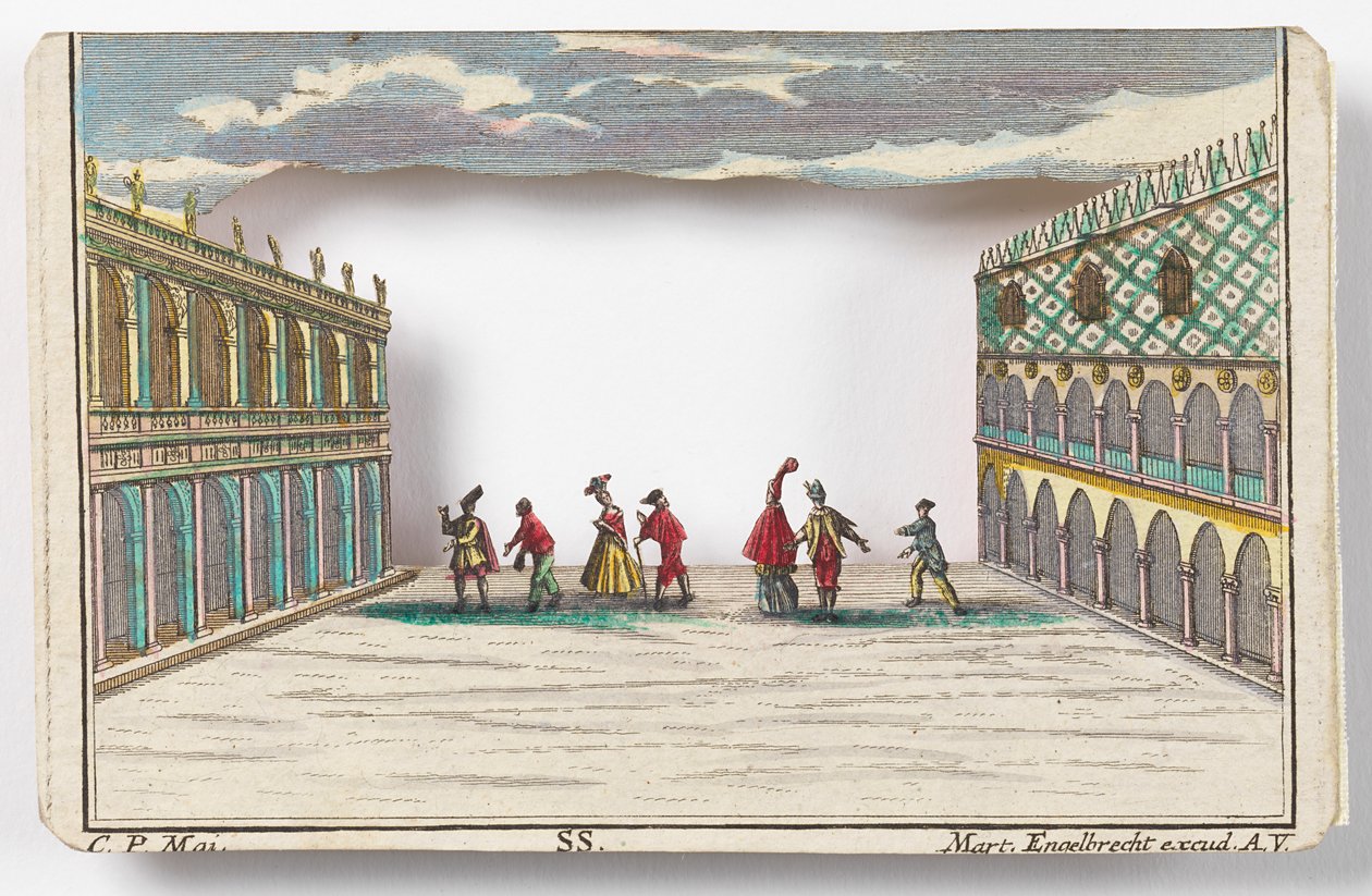 Het Carnaval van Venetië (Kijkdoos) door Martin Engelbrecht