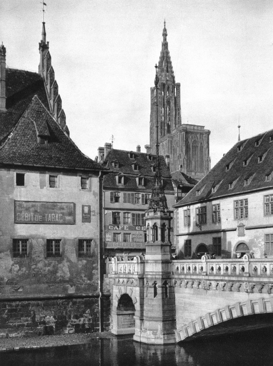 Straatsburg, Elzas, Frankrijk, 1937 door Martin Hurlimann