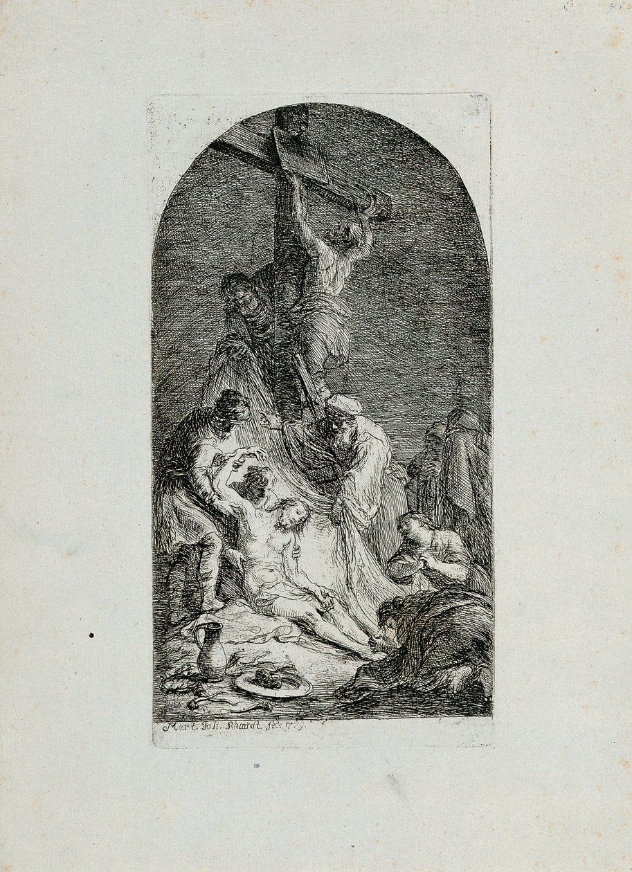 Kruisafneming door Martin Johann Schmidt