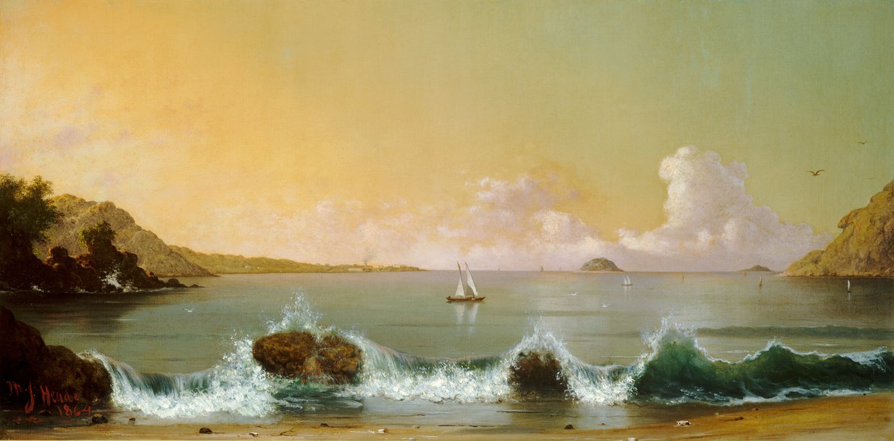Baai van Rio de Janeiro, 1864 door Martin Johnson Heade