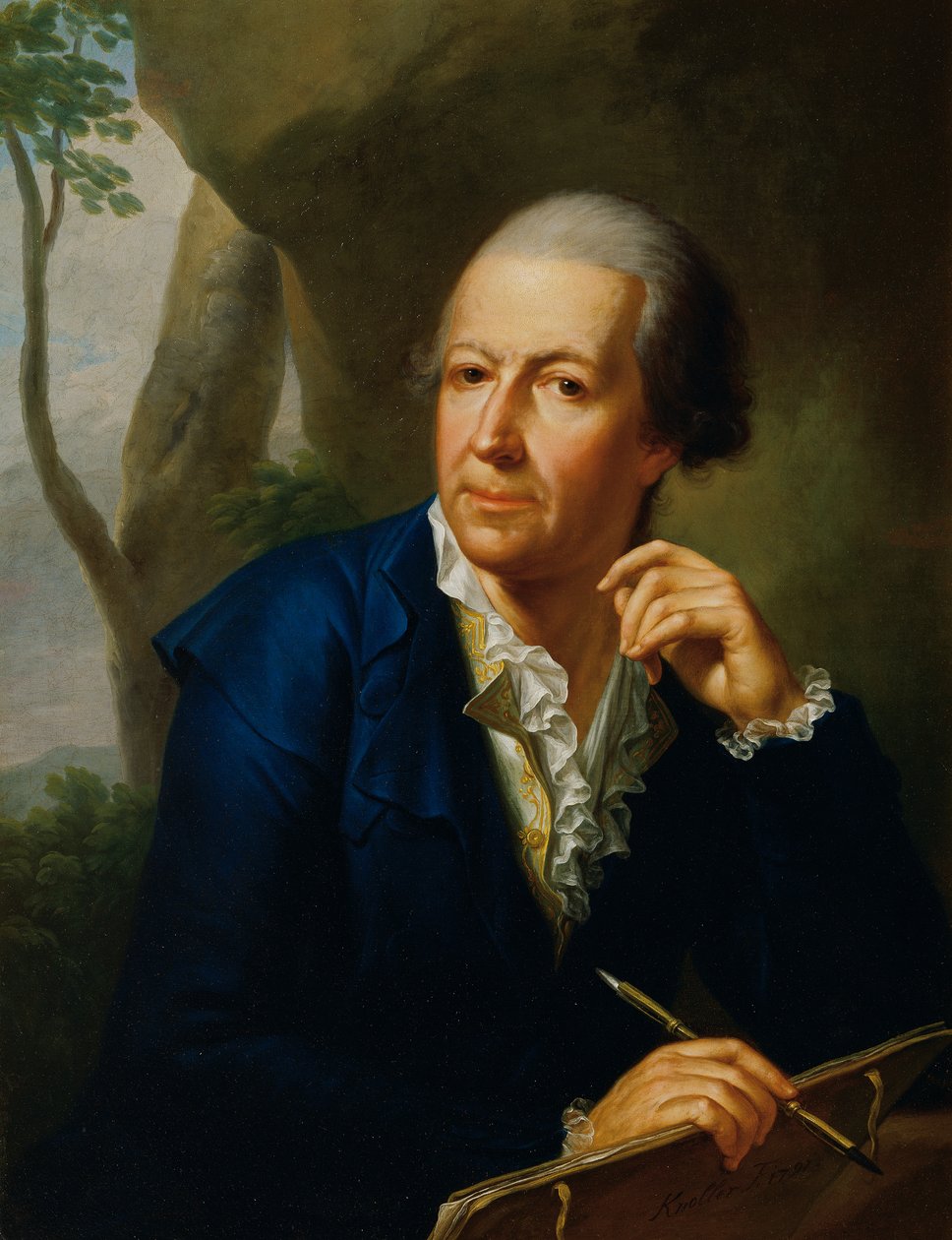 De schilder Joseph Rosa door Martin Knoller
