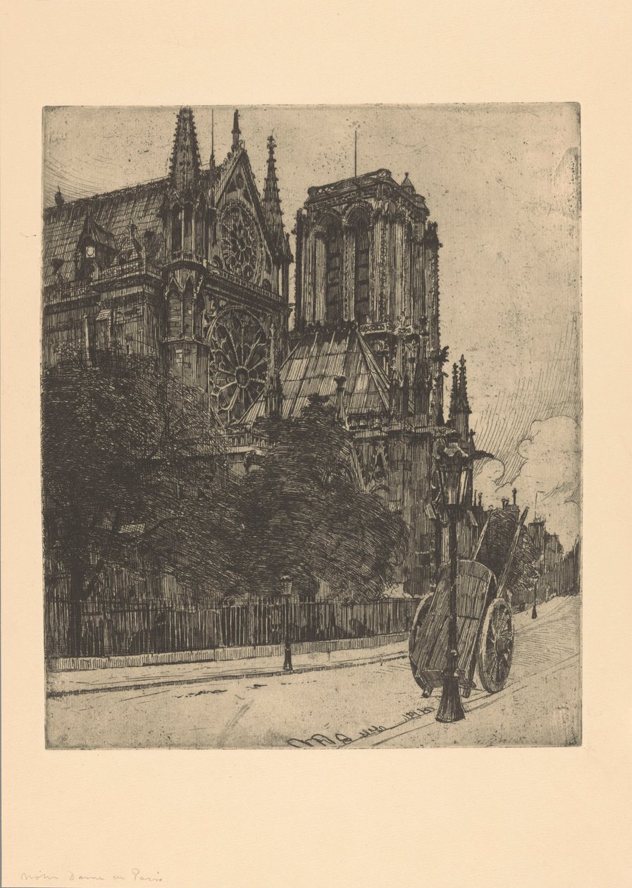 Notre-Dame van Parijs door Martin Monnickendam
