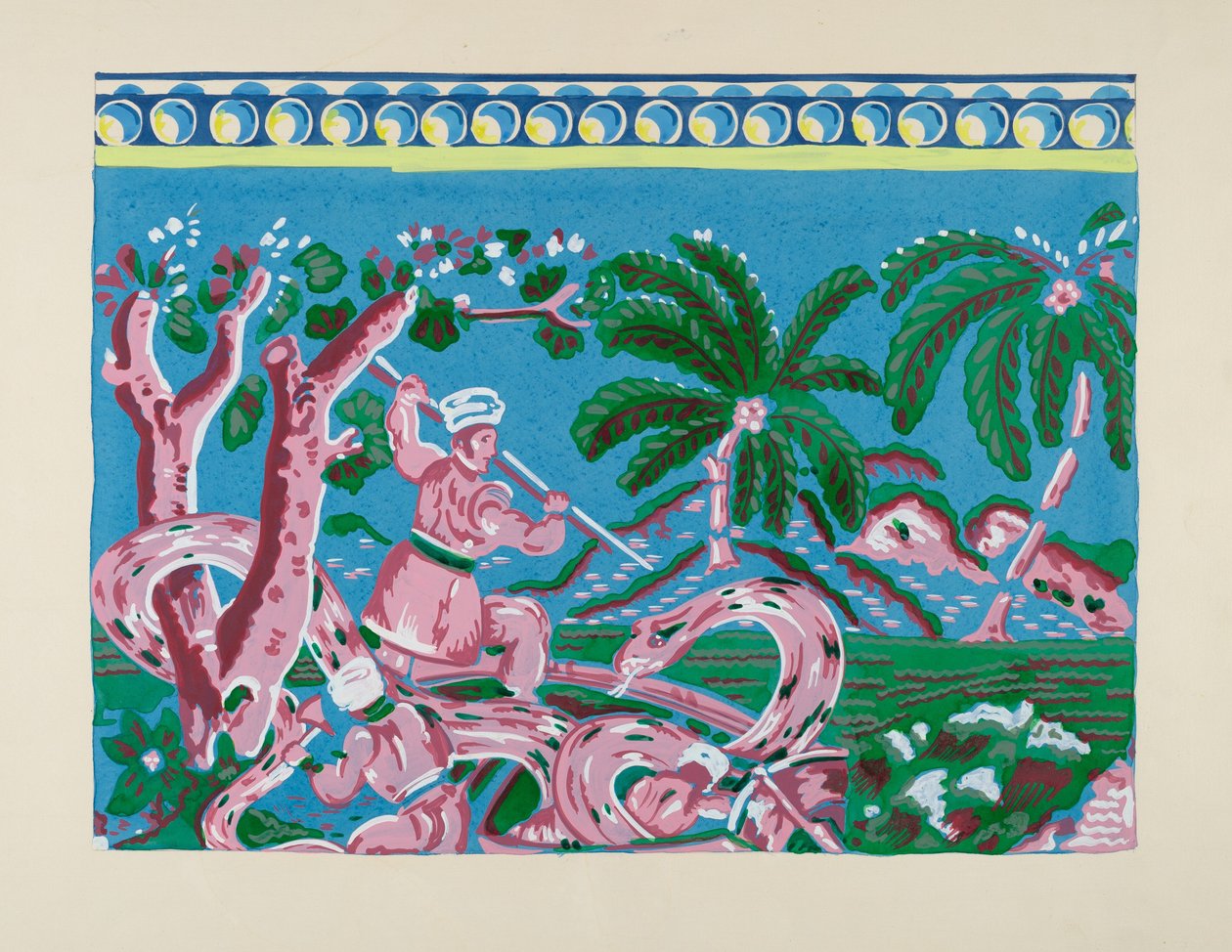 Bandbox Papier, ca. 1937 door Martin Partyka