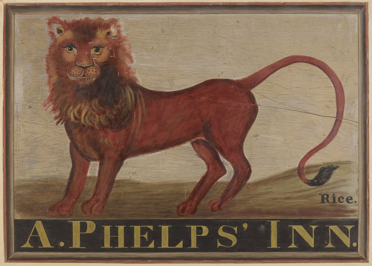 Red Lion Inn bord, ca. 1939 door Martin Partyka
