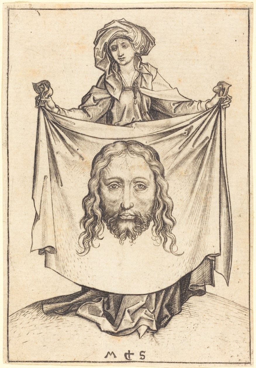 Sint Veronica door Martin Schongauer