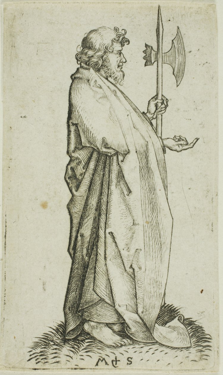 Matthias, van Apostelen door Martin Schongauer