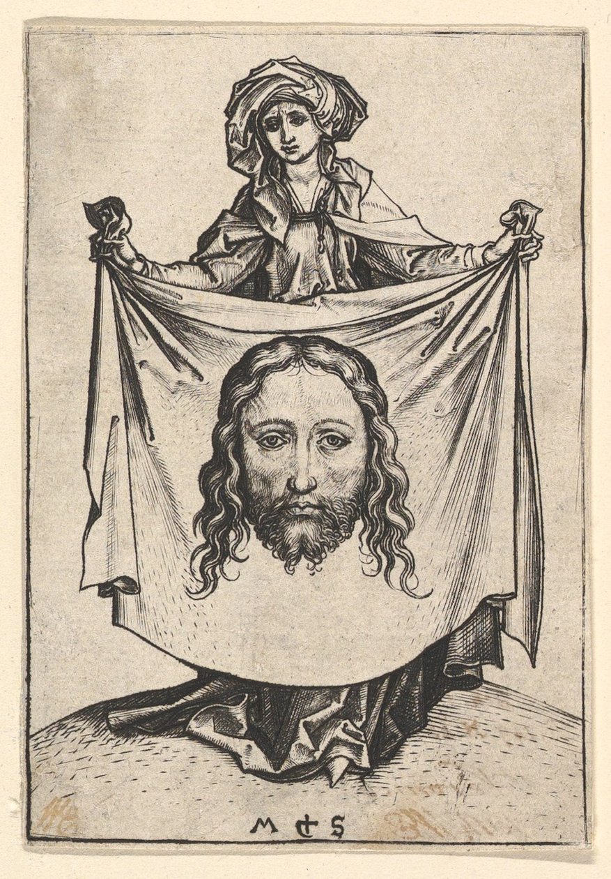 Sint Veronica door Martin Schongauer