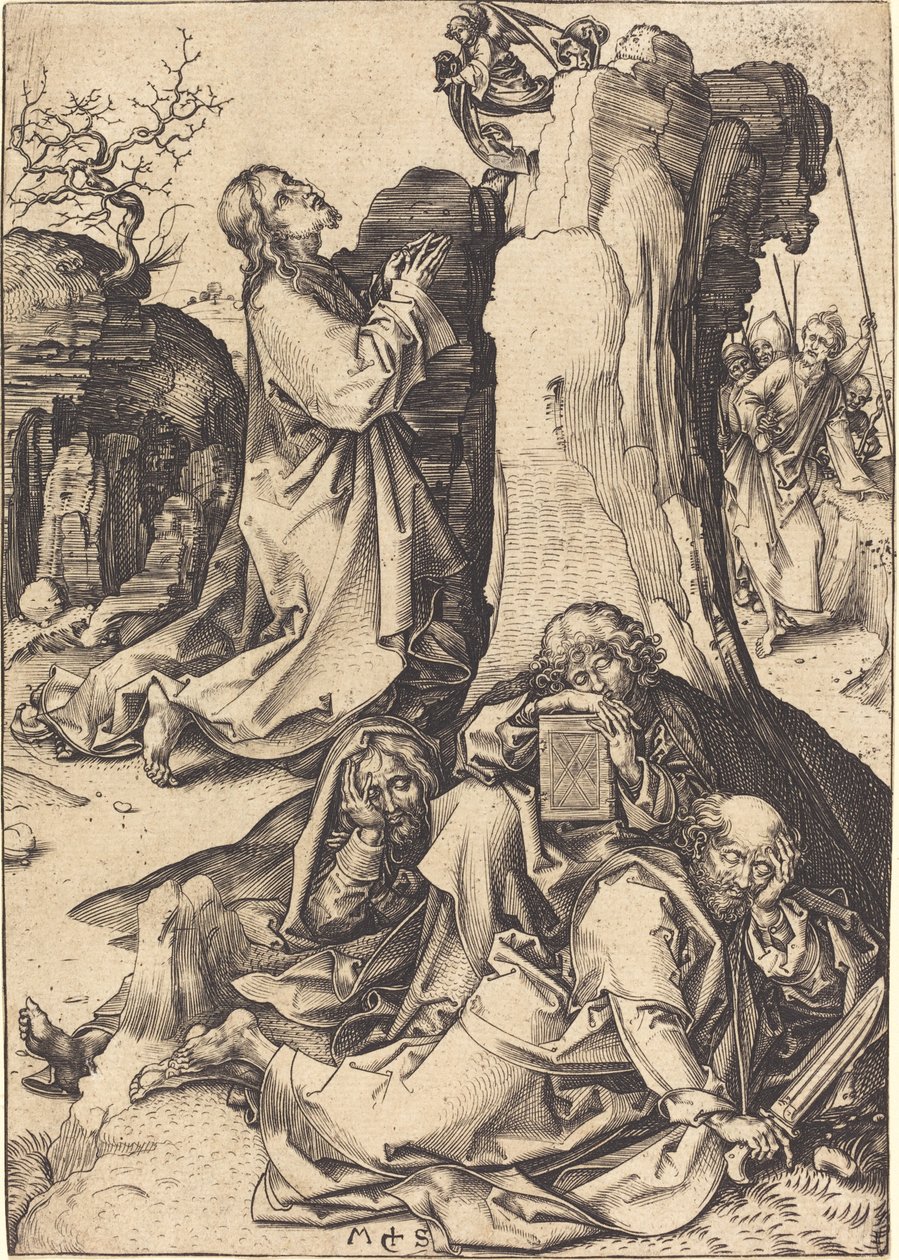 De Agonie in de Tuin door Martin Schongauer