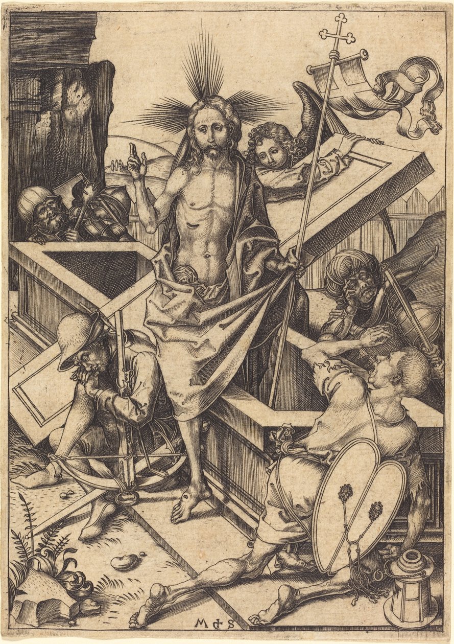 De opstanding door Martin Schongauer