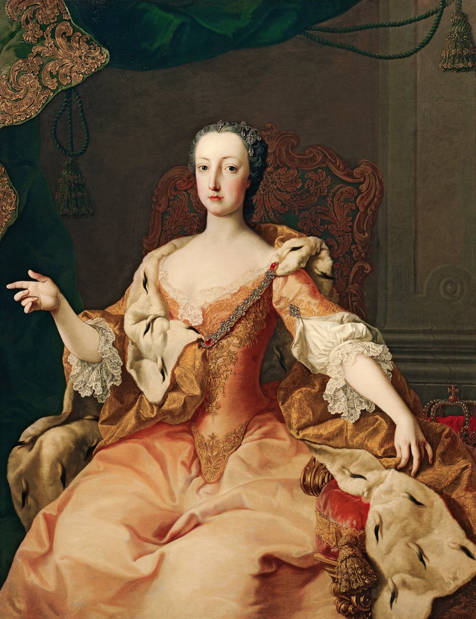 Aartshertogin Marie Christine door Martin van Meytens d. J.