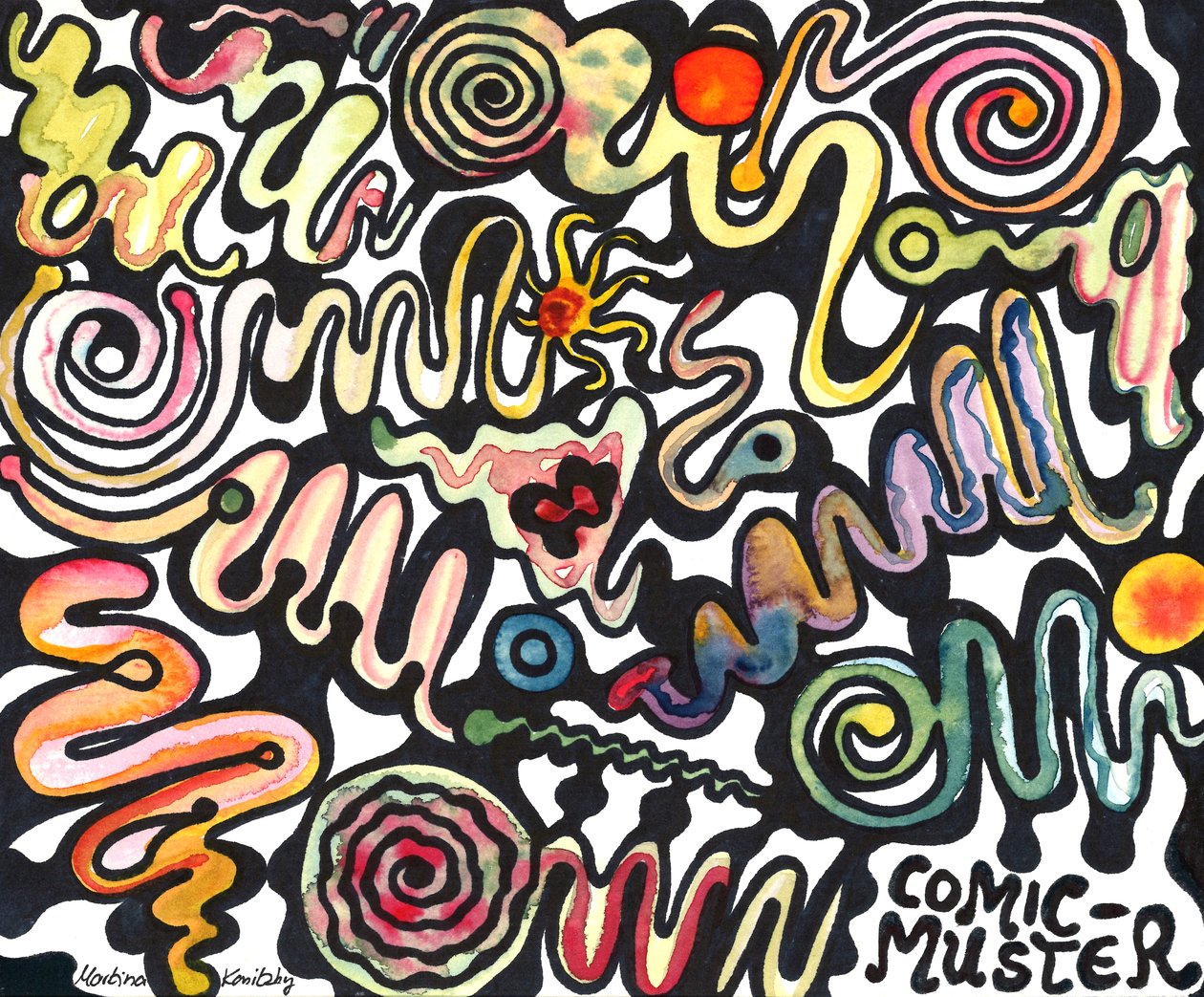 Strip-Patroon door Martina Konitzky