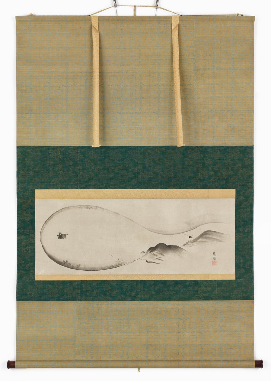 Landschap: Lake Biwa door Maruyama Okyo