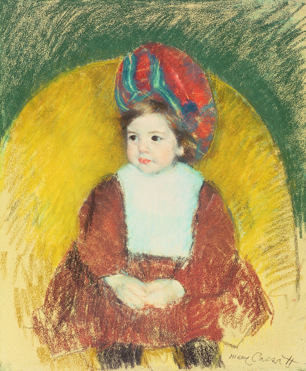 Margot, 19e eeuw door Mary Cassatt