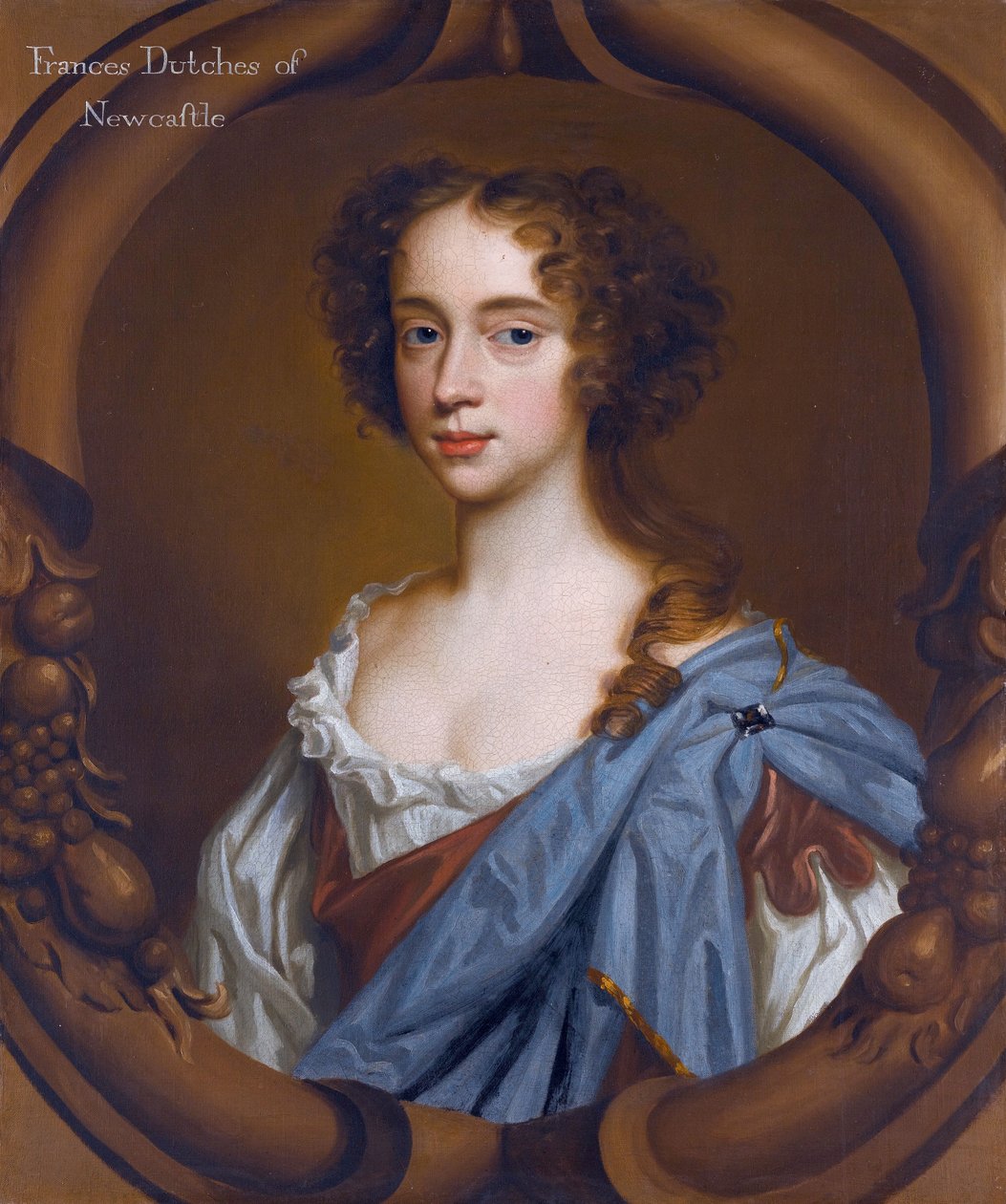 Frances Pierrepont, hertogin van Newcastle (1630-1695) door Mary Beale
