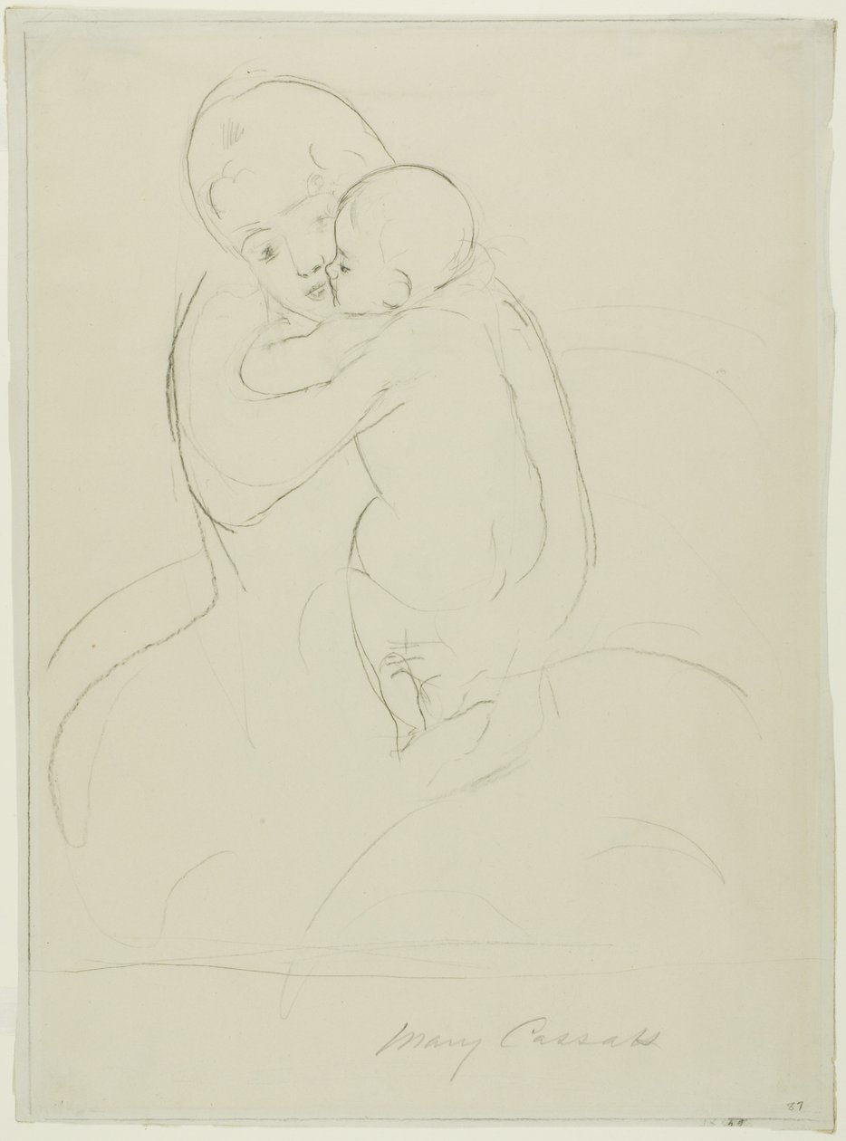 Moederlijke Omhelzing door Mary Cassatt