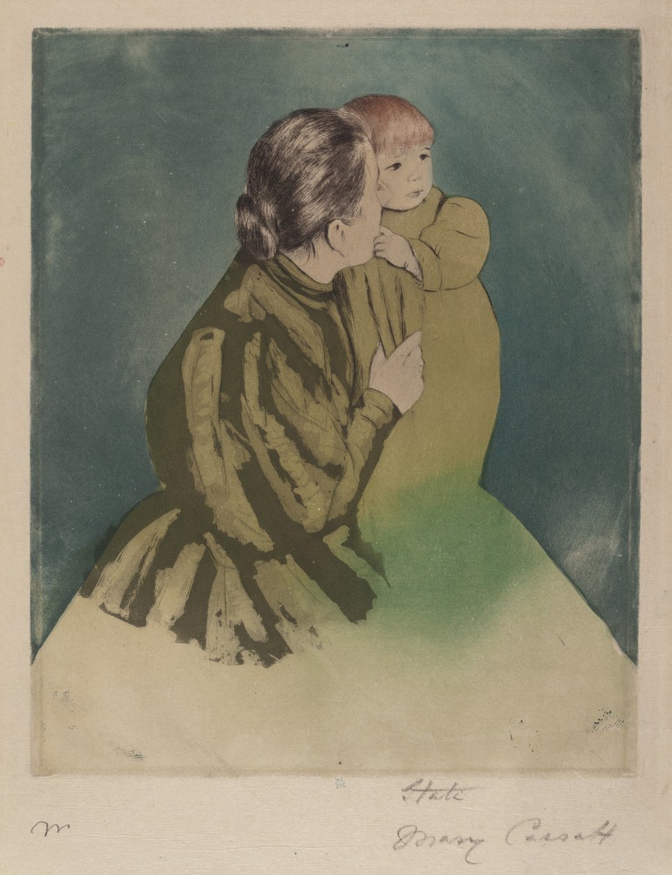Boerenmoeder en Kind door Mary Cassatt