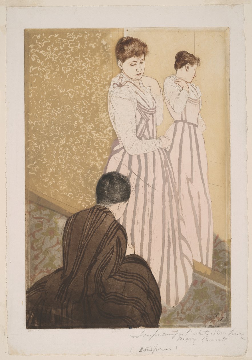 De pasvorm door Mary Cassatt
