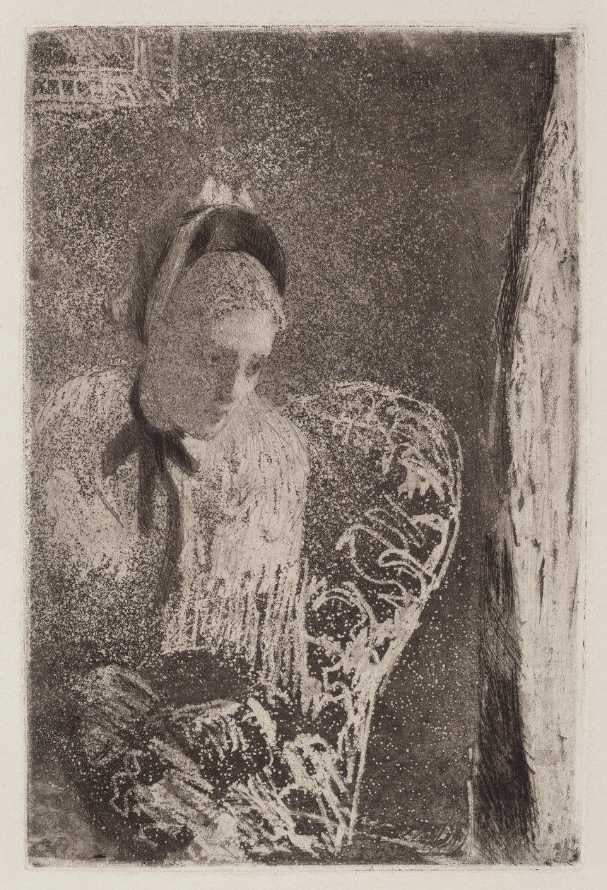 Wachten door Mary Cassatt