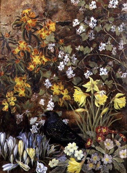 Lentebloemen door Mary Ensor